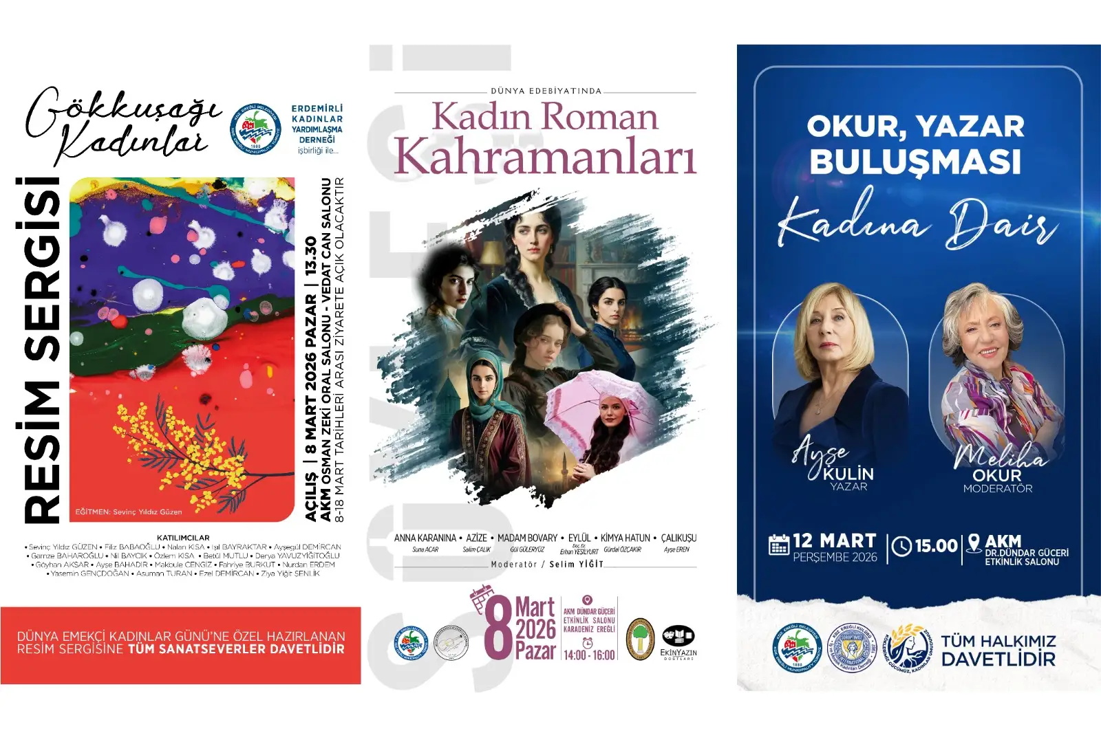 Sanat ve Dayanışma Buluşuyor: Kdz. Ereğli’de 8 Mart Etkinlikleri