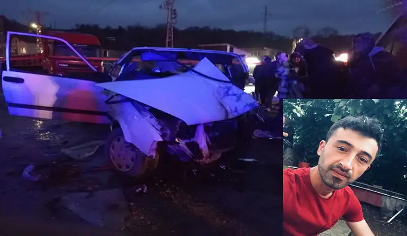 İşçi Servisiyle Çarpışan Sürücü Kurttekin Yaşamını Yitirdi