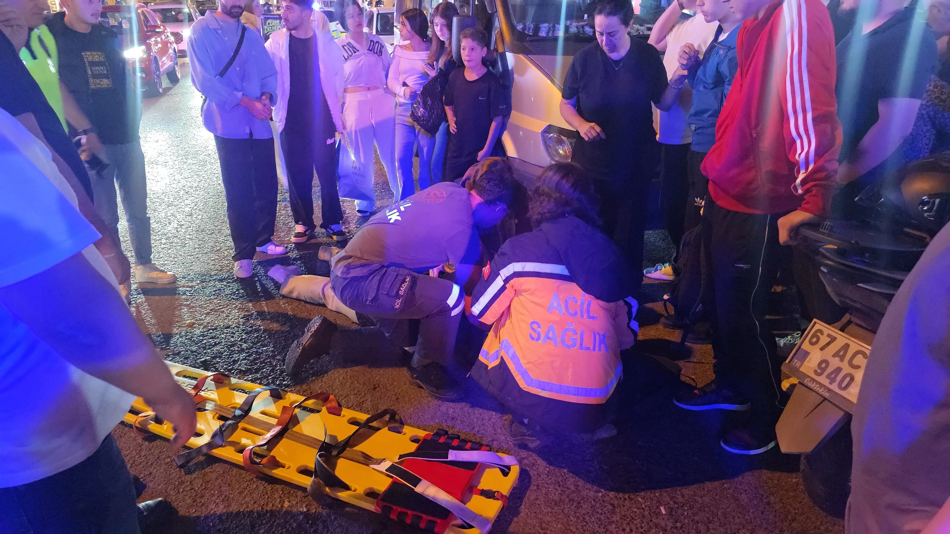 Ereğli’de peş peşe üç trafik kazası: Yaralılar hastaneye kaldırıldı