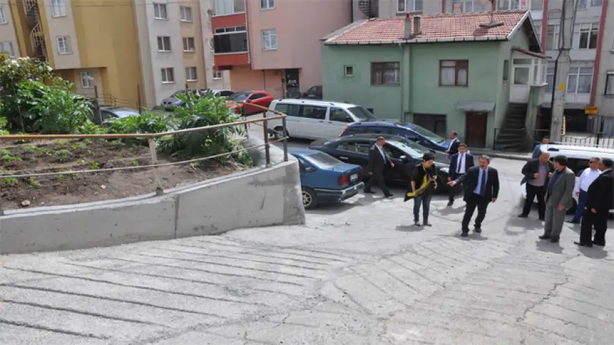 Başkan Uysal, saha gezisinde..