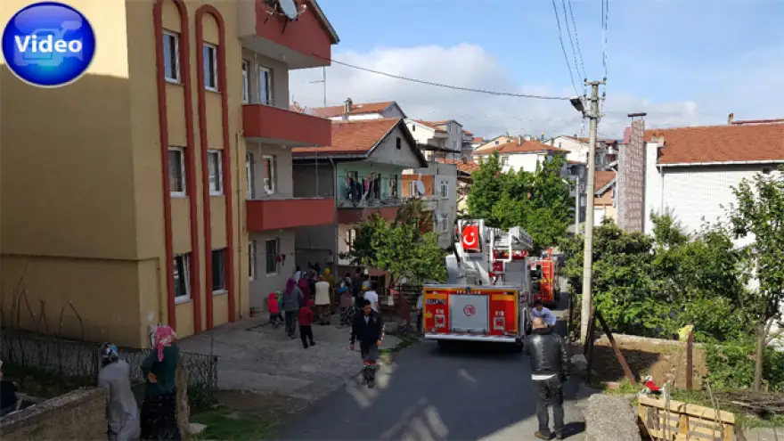 Yangın mahalleliye korku dolu anlar yaşattı