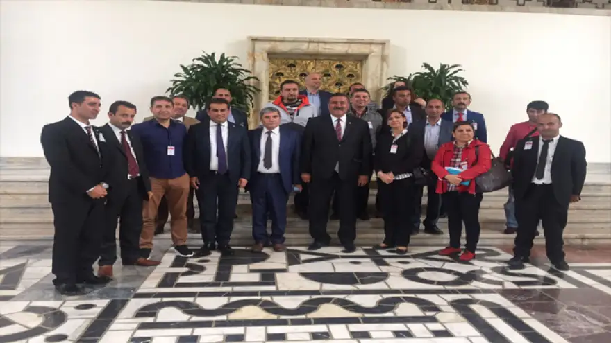 CHP emek büroları Türk-İş’i ziyaret etti