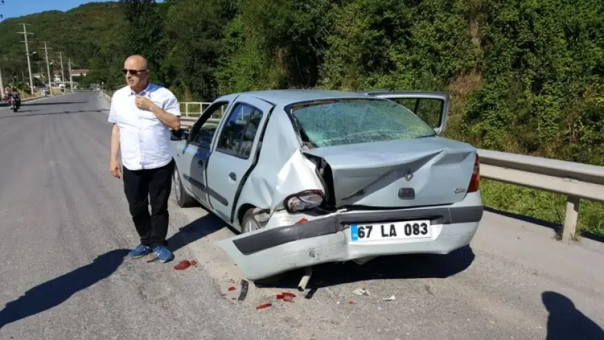 Trafik kazası : 1 yaralı