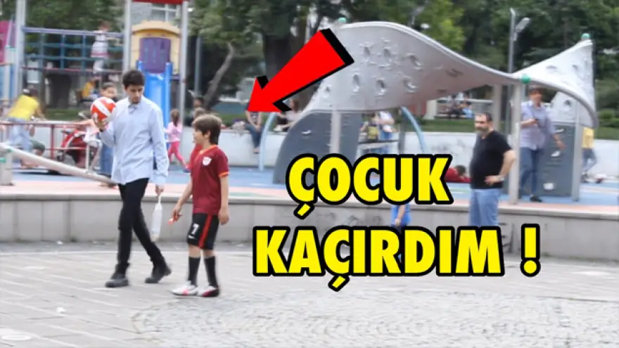 Parkta Oynayan Çocukları Kaçıran Adam-Sosyal Deney