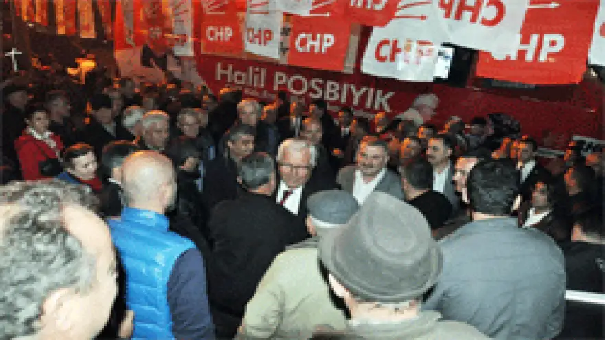 POSBIYIK,DAVULLARLA KARŞILANDI