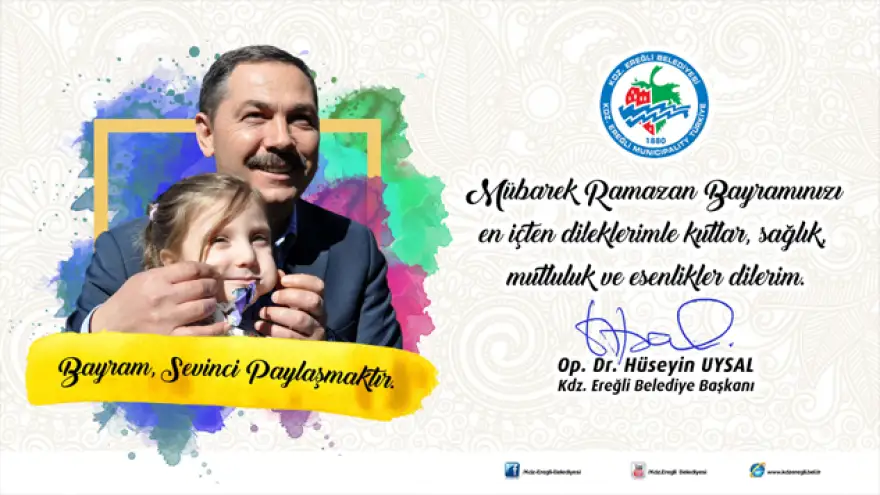 Başkan Uysal'ın Ramazan Bayramı Mesajı