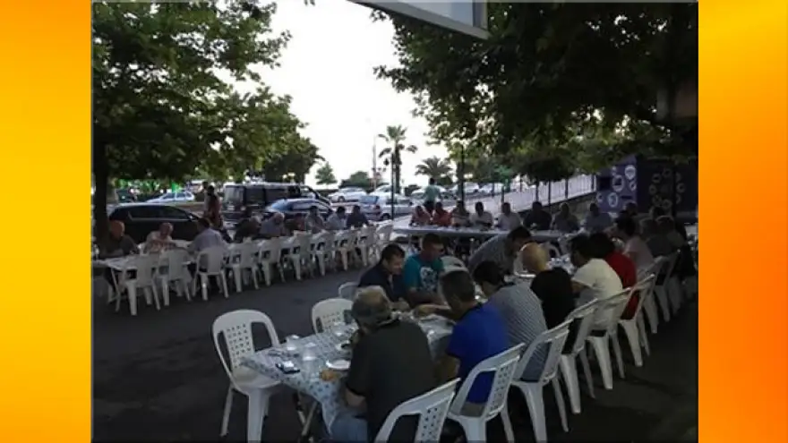 Ereğli Sahil taksi durağı iftar verdi