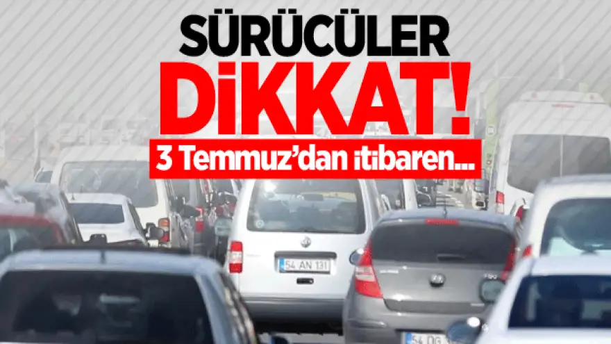 Sürücülere plaka uyarısı