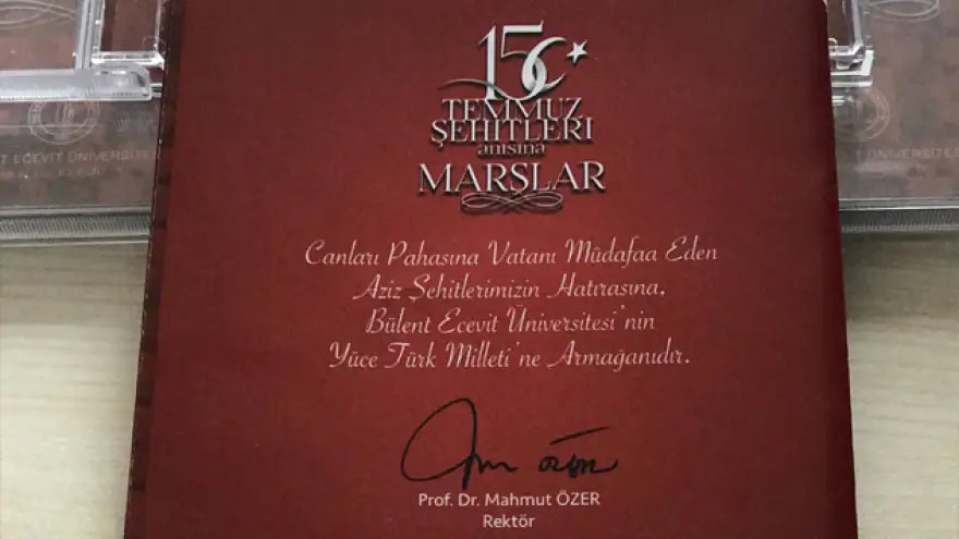 BEÜ'den, “15 Temmuz Şehitleri Anısına Marşlar” Albümü 