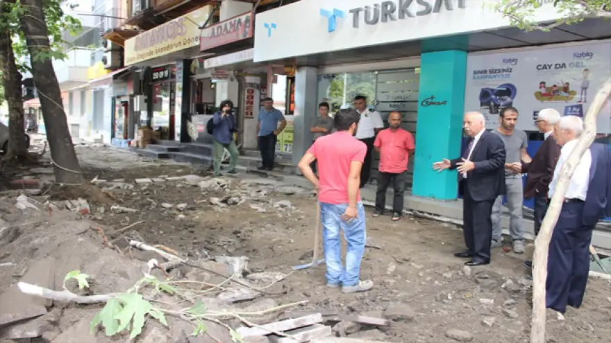 Akdemir, çalışmaları yerinde inceledi