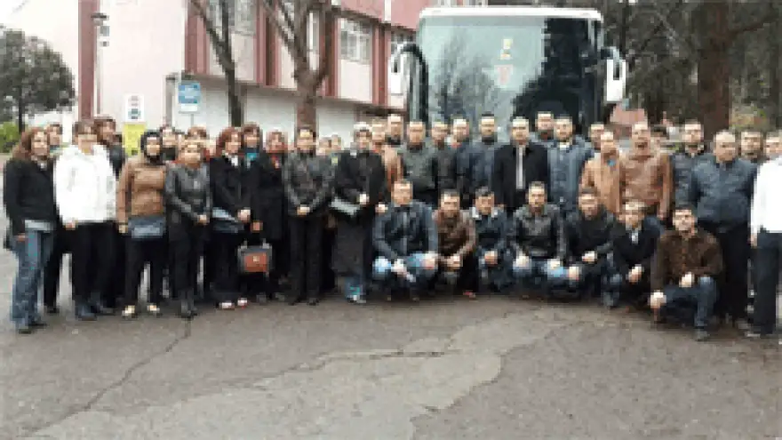 TÜRK METAL SENDİKASI 3.KAFİLEYİ KIBRIS'A UĞURLADI