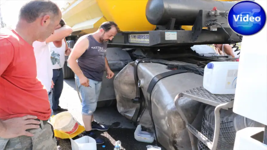 Kazayı bıraktı, mazot derdine düştü