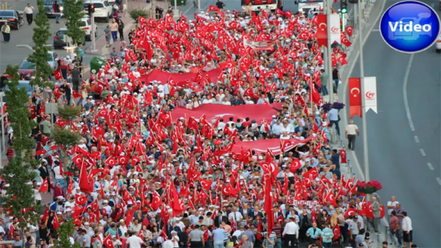 Kdz. Ereğli ‘Demokrasi ve Milli Birlik’ için yürüdü