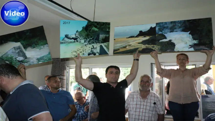 Kum ocağı ÇED toplantısına sert tepki