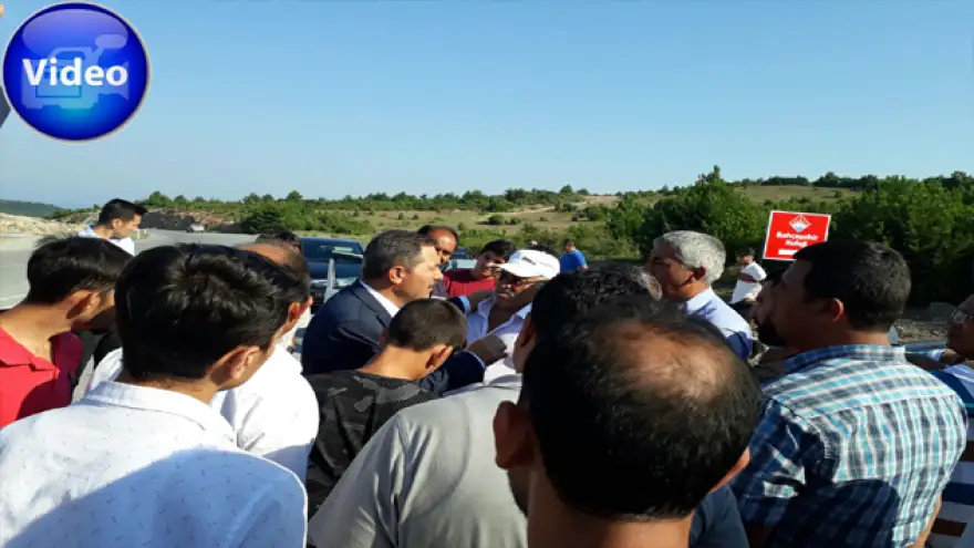 Vatandaşlar yol kapatma eylemi yaptı