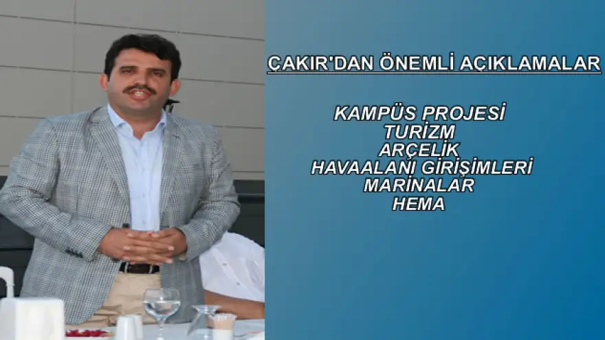 Çakır: "Ereğli’yi cazibe merkezi haline getirebiliriz"