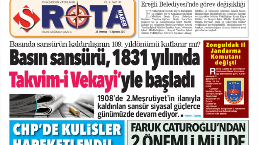 S Rota Haber'in 97. Sayısı bu hafta okuyucusuyla buluşuyor