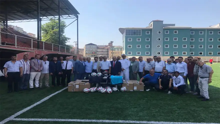 Malzeme yardımları yapıldı