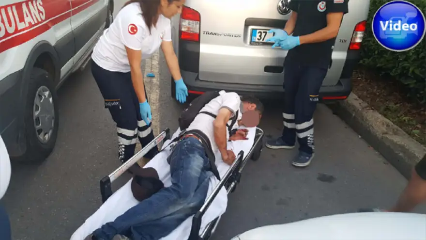 Betona çakıldı