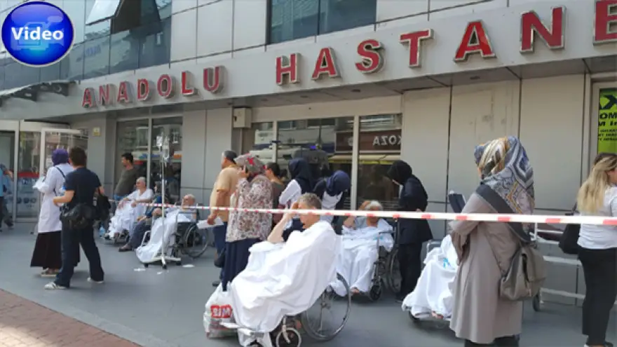 Hastane boşaltıldı