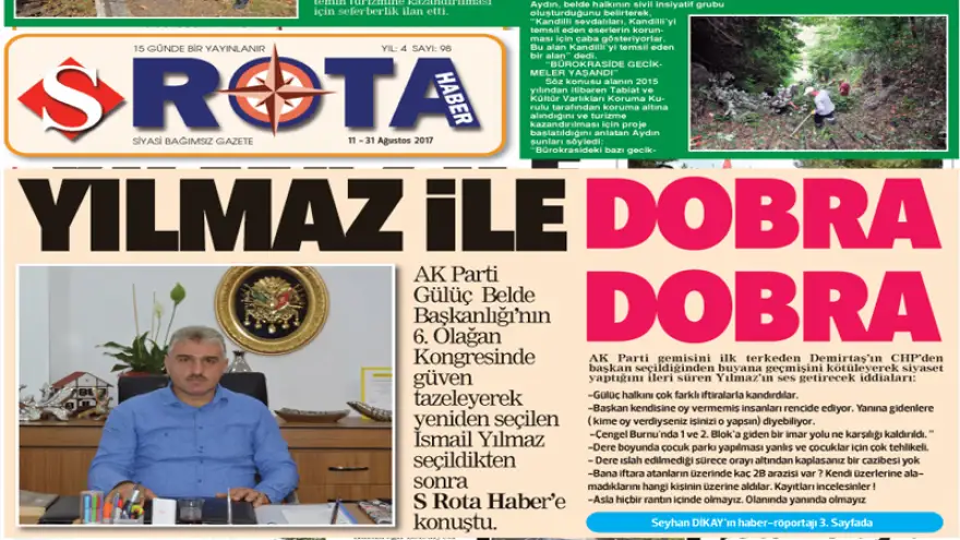 S Rota Haber'in 98. Sayısı bu hafta okuyucusuyla buluşuyor