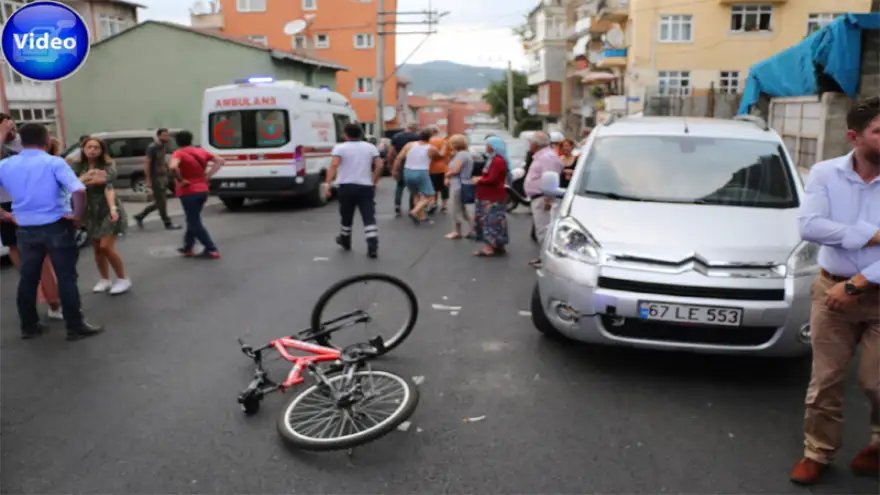 İki ayrı kaza; 2 yaralı, kaza anı kameralara yansıdı