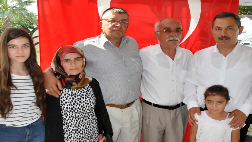 Uysal, şehit ve gazi aileleriyle bir araya geldi