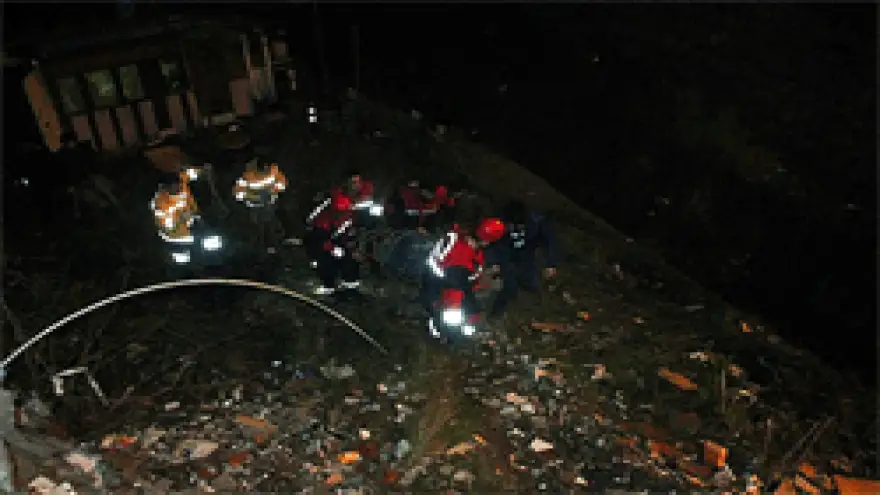 DERE YATAĞINA DÜŞEN ŞAHIS KURTARILDI