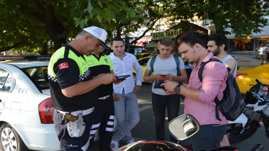 Trafikte, motosiklet denetimleri devam ediyor