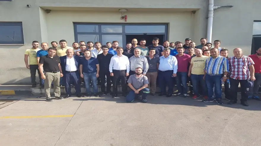 Sendika Yönetimi Tat Metal işçileriyle bayramlaştı
