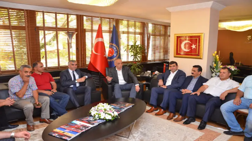 GMİS'ten, Türk-İş Genel Başkanı'na teşekkür ziyareti