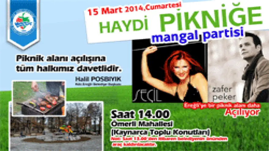 PİKNİK ALANI AÇILIŞINA DAVET