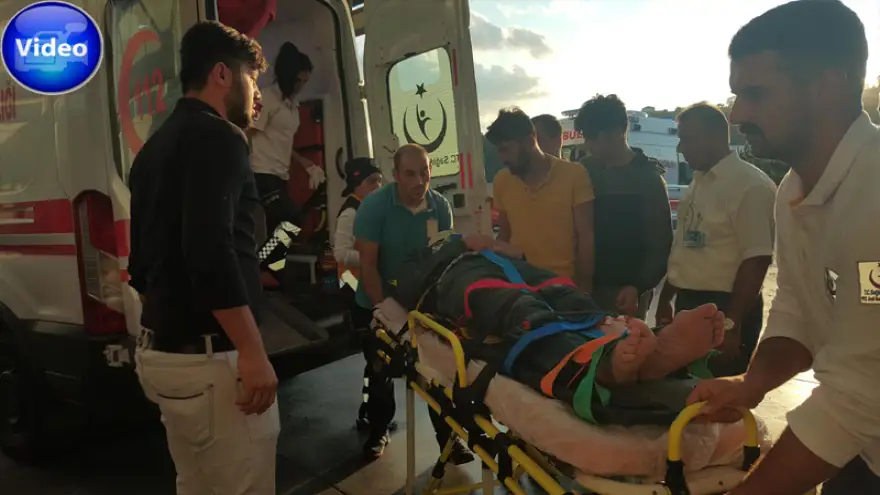 Patpat 15 metre yükseklikten uçuruma yuvarlandı
