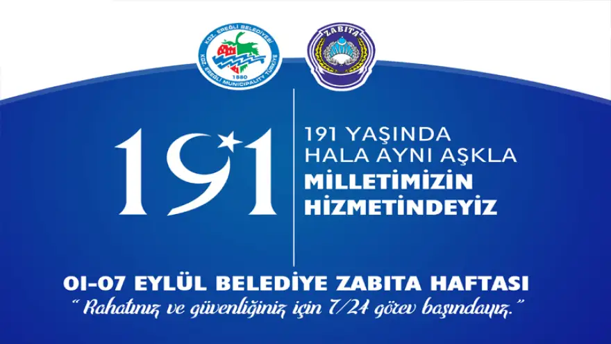 Zabıta Teşkilatının 191.kuruluş yıldönümü kutlanacak