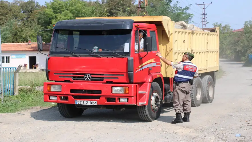 Jandarma ağır tonajı affetmiyor...
