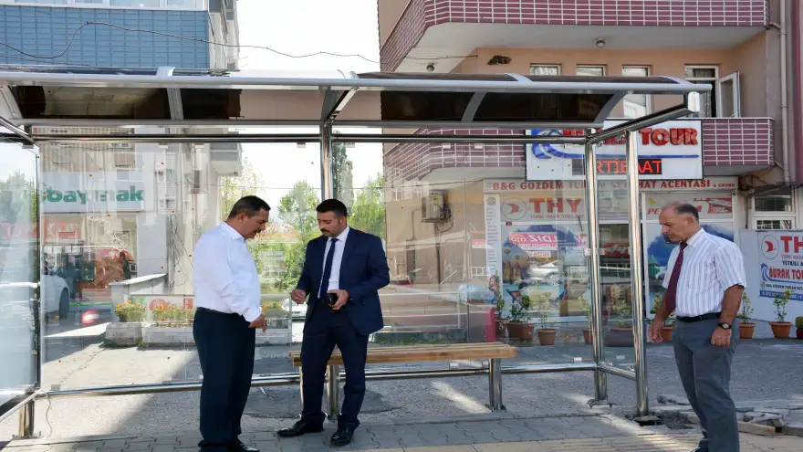 Cepler açılıyor, duraklar monte ediliyor
