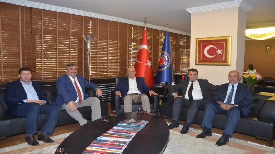 Çaturoğlu, Türk-İş Genel Başkanı Atalay’ı ziyaret etti
