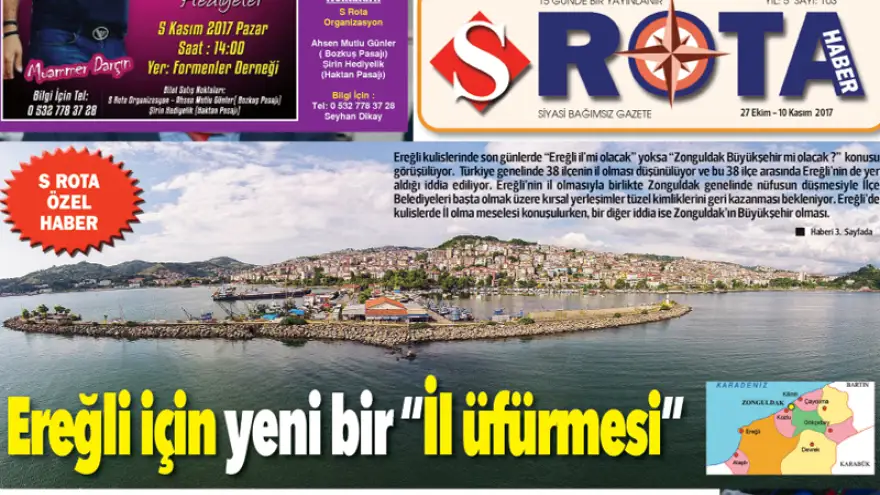 S Rota Haber'in 103. Sayısı, bu hafta okuyucusuyla buluşuyor