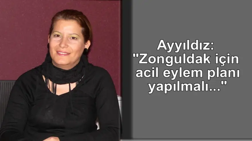 Zonguldak için acil eylem planı yapılmalı...