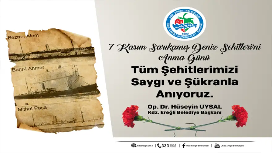 Sarıkamış Deniz Şehitleri Anılacak.