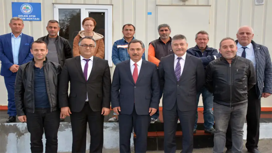 1.Sınıf atık getirme merkezi kuruldu