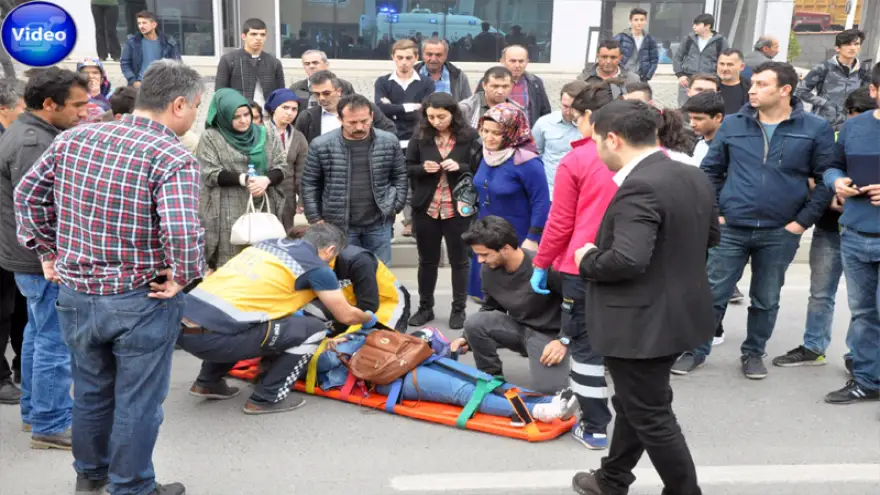 Kaza anı MOBESE kameralarına yansıdı...