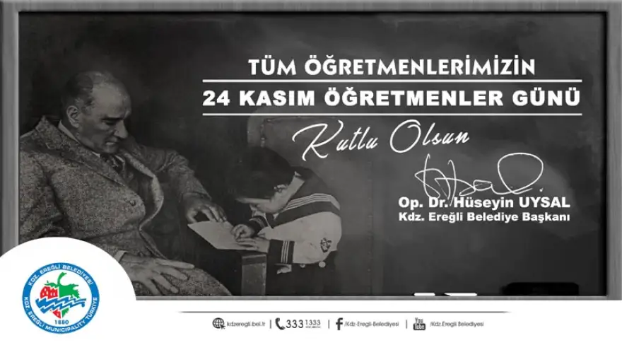 Başkan Uysal’ın ’24 Kasım Öğretmenler Günü’ kutlama mesajı