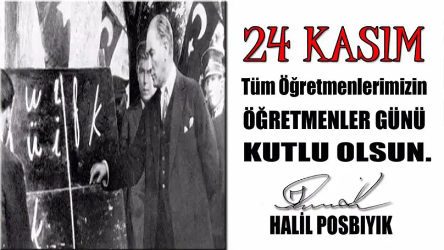 Posbıyık, Öğretmenler günü'nü kutladı