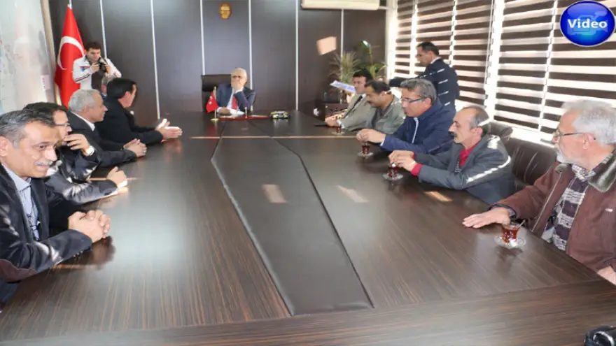 Yeni dernekten Kaymakam Madenoğlu’na ziyaret