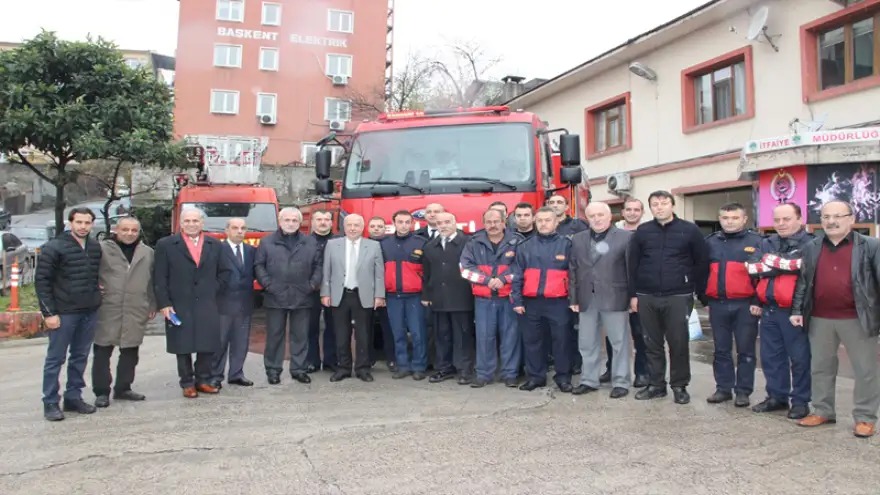 TBB Tarafından, itfaiye aracı hibe edildi