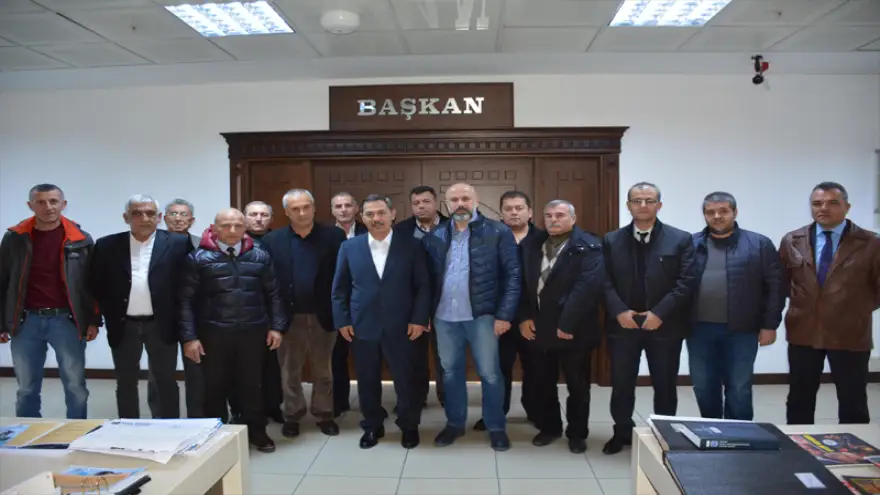 Başkan Uysal, terminalcileri ağırladı