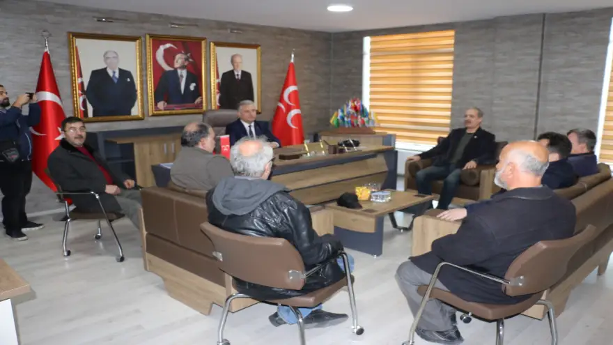 Madeni işler odasından MHP’ye ziyaret…
