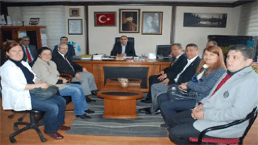 CANDAN VE UYSALDAN TÜRK METALE TEBRİK ZİYARETİ 