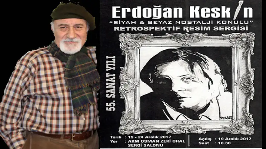 Erdoğan Keskin’den 55. Sanat yılı sergisi